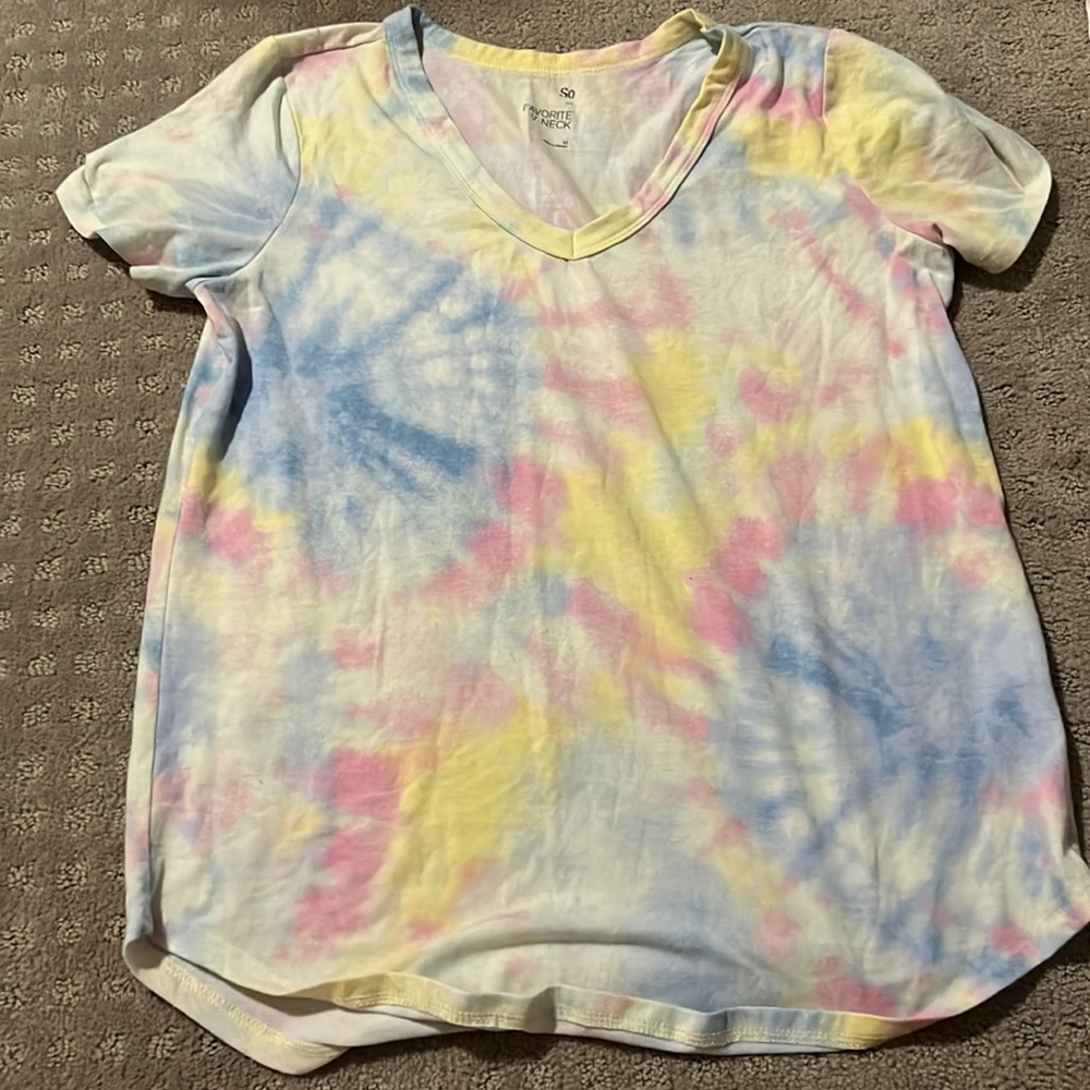 Tie dye tee shirt